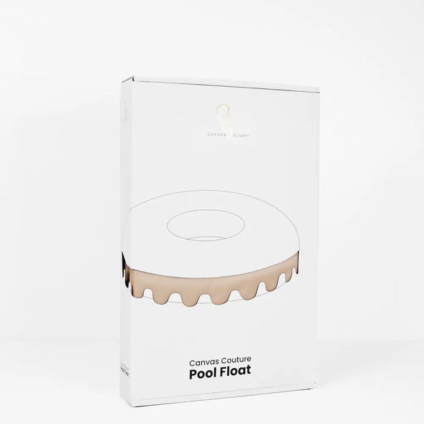Canvas Coture Pool Float- Beige