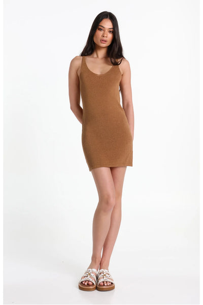Raya Knit Dress- Toffee