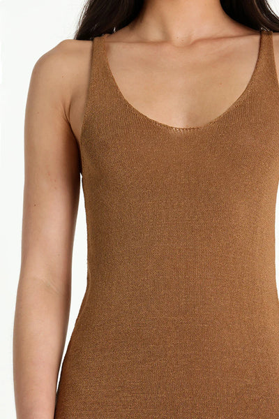 Raya Knit Dress- Toffee