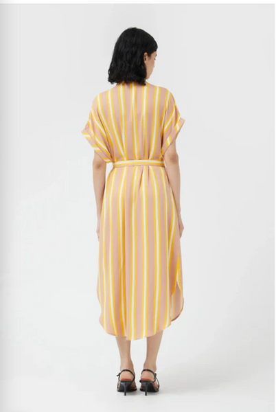 Fishing Stripes Shirt Dress
