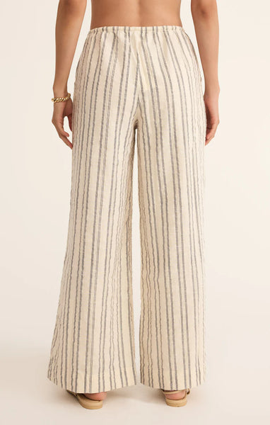 Soleil Stripe Pant- Sea Salt