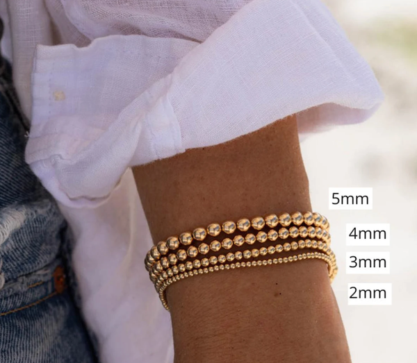 Beaded Stacking Stretch Bracelets- 2 Sizes