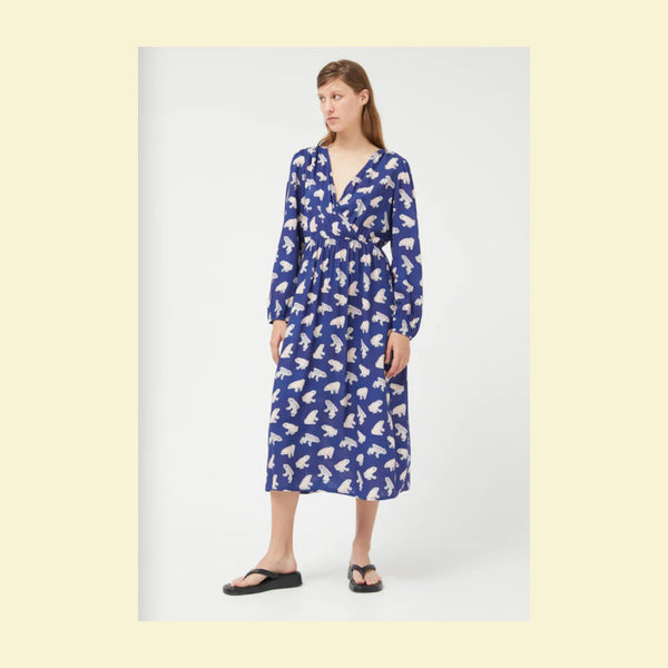 Frog Dress- Blue