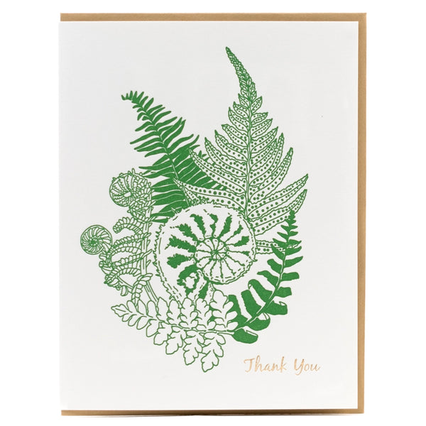 Thank You (Fern) – Greeting Card