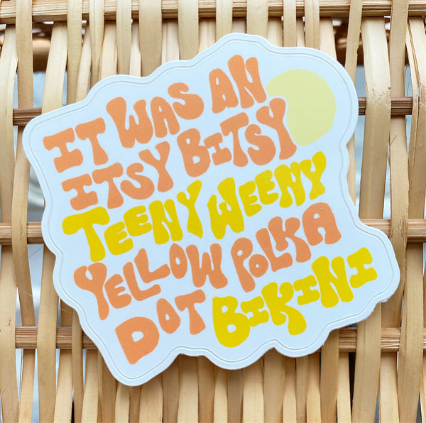 Sticker- Teeny Weeny Bikini Tune