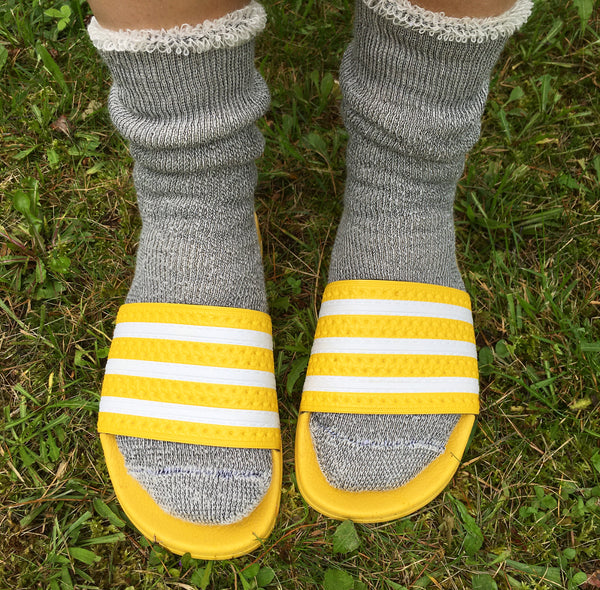 Thermohair Sock, Ladies and Men's- Grey