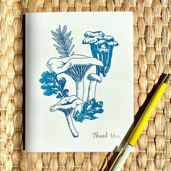 Thank You (Chanterelle) - Greeting Card