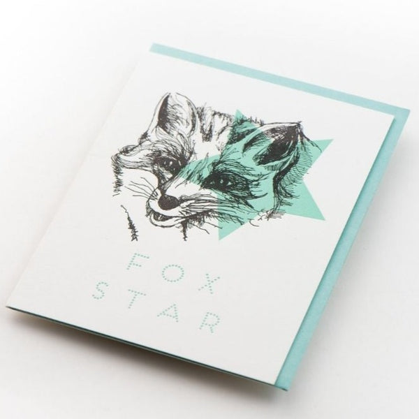 Fox Star – Greeting Card