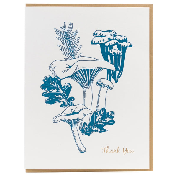 Thank You (Chanterelle) - Greeting Card