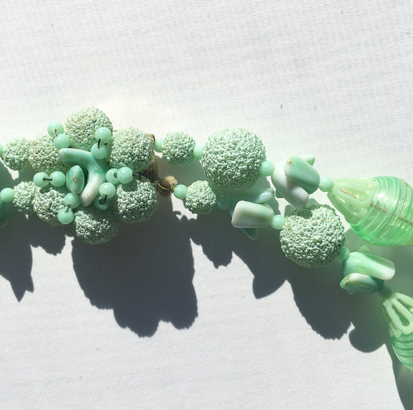 Seafoam Confectionary Necklace- Vintage