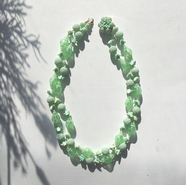 Seafoam Confectionary Necklace- Vintage