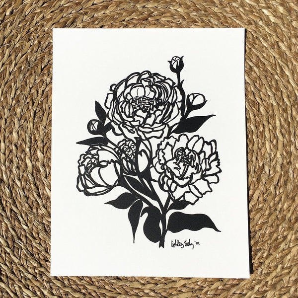 Eady Print, Peony