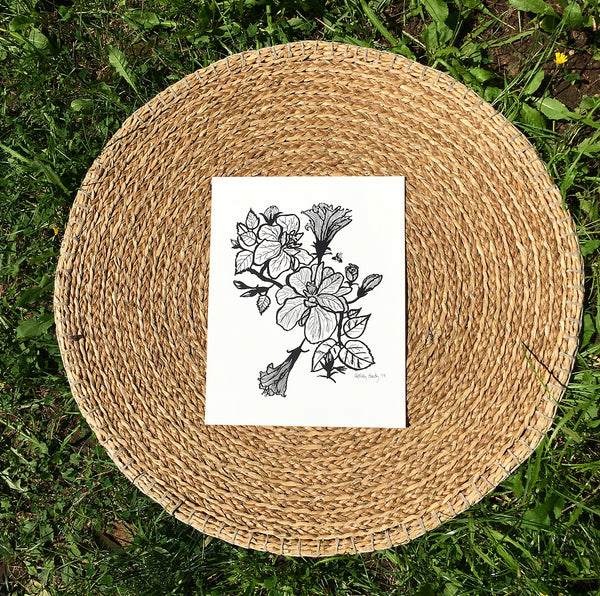 Eady Print, Hibiscus