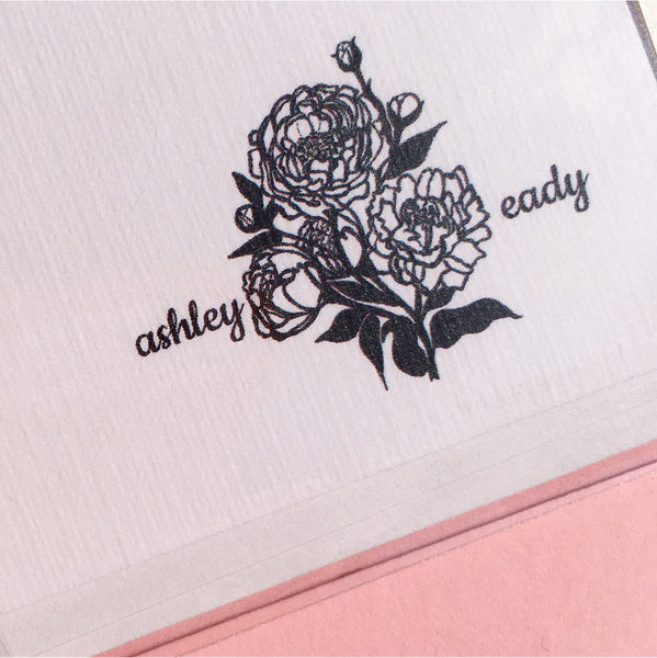 Greeting Card- Peony