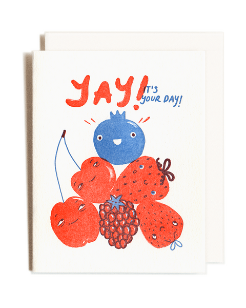 Yay! Its Your Day | Celebrate | Letterpress Card