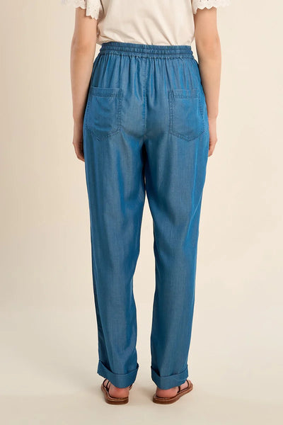 Lyocell Trouser, Carrot Cut