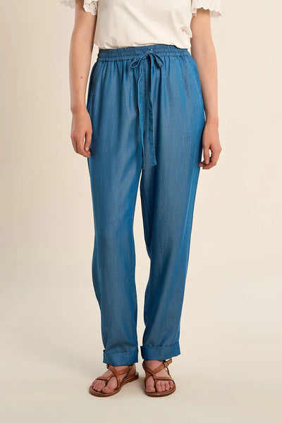 Lyocell Trouser, Carrot Cut