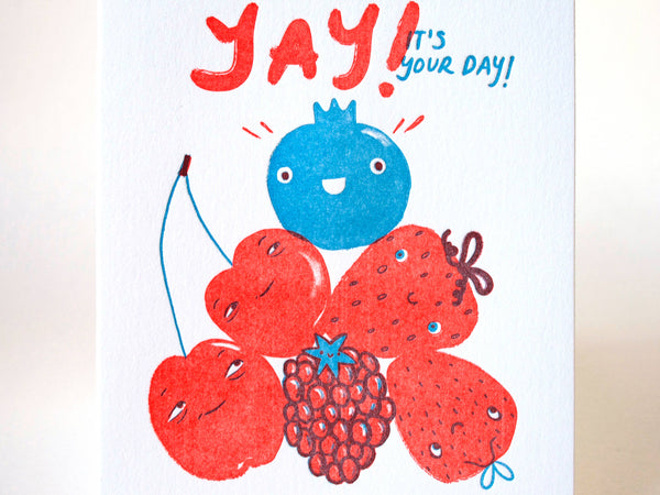 Yay! Its Your Day | Celebrate | Letterpress Card