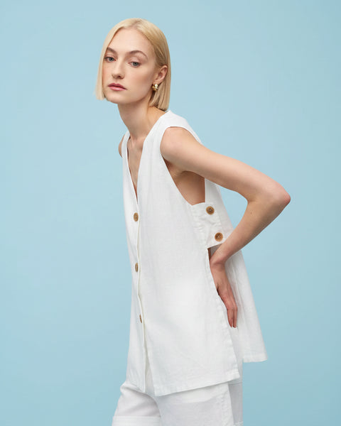 Beach Vest- White