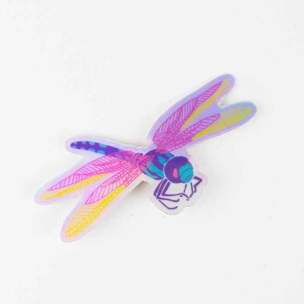Sticker: Vibrant Dragonfly: Matte