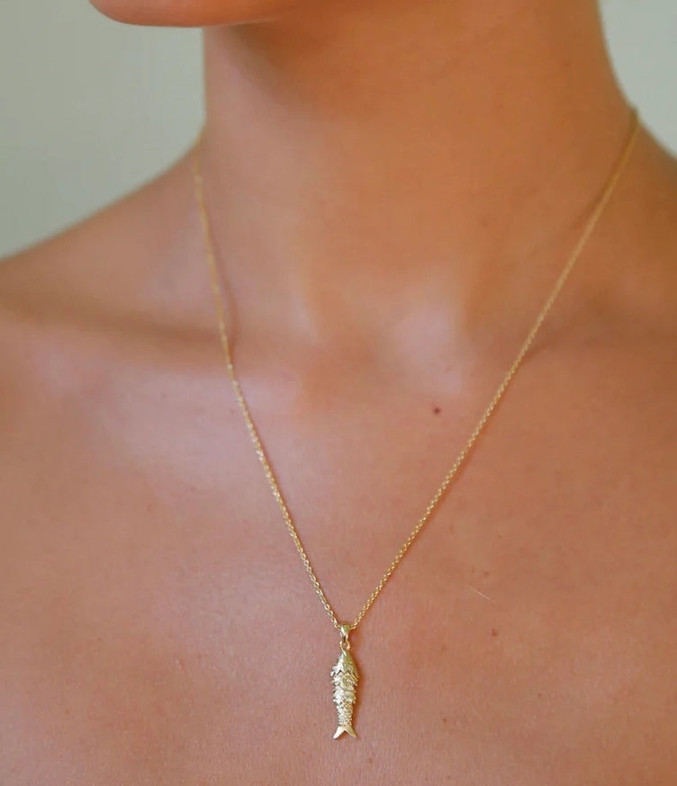 Fish Necklace – Teeny Weeny Bikini co.
