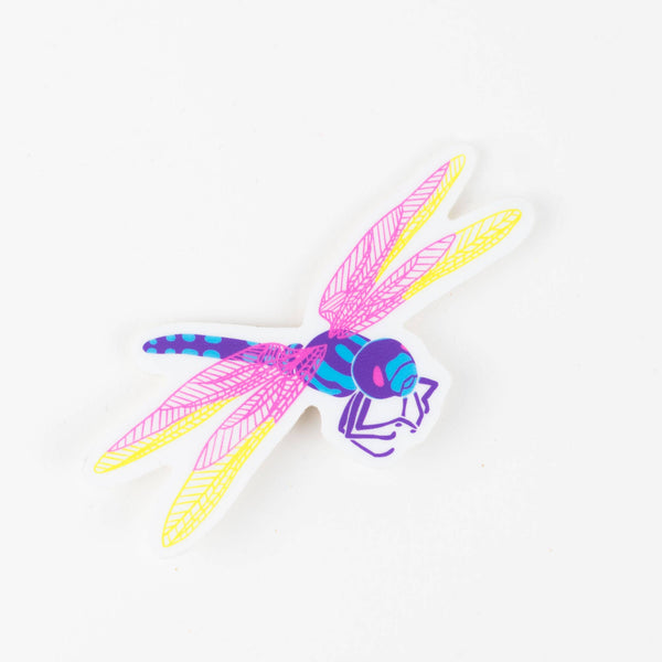 Sticker: Vibrant Dragonfly: Matte