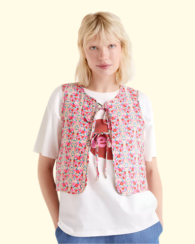 Sugar Print Box Vest