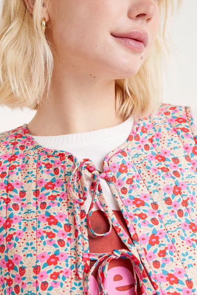 Sugar Print Box Vest