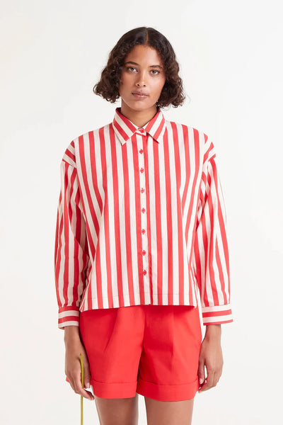 Red & White Stipe Shirt