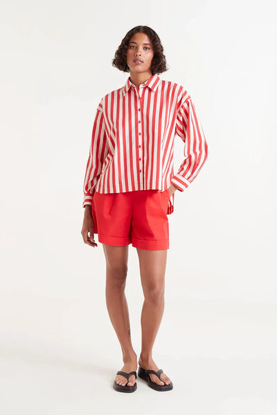 Red & White Stipe Shirt