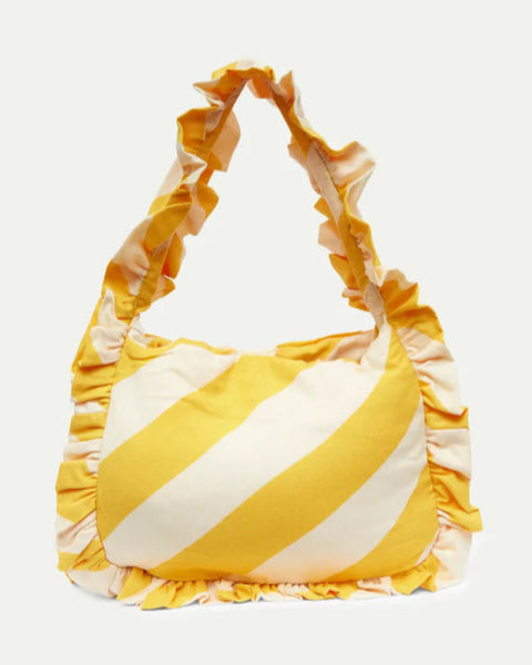 Yellow striped Bag