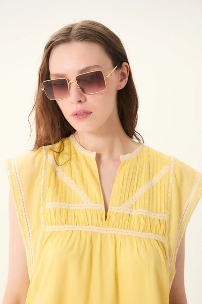 Onza Dress- Yellow