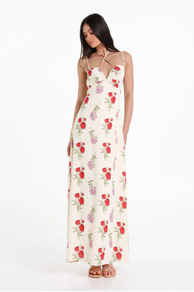 Alina Maxi Dress- Amo Print