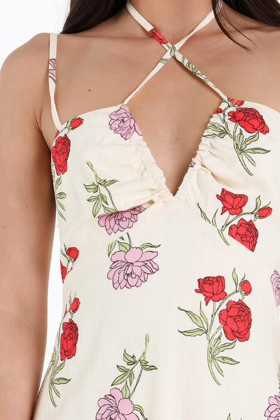 Alina Maxi Dress- Amo Print