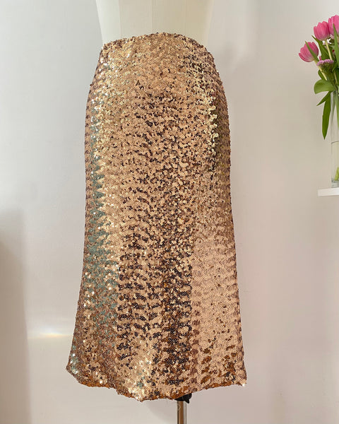 Sequin Skirt- Golden Hour