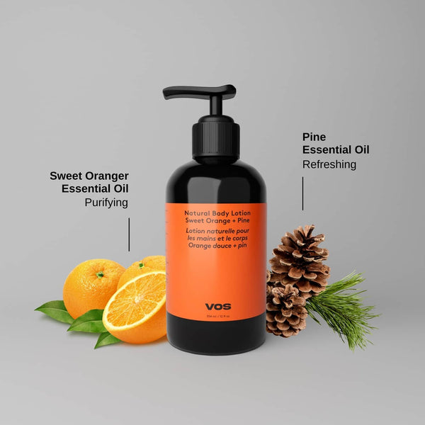 Natural Body Lotion 354ml- Sweet Orange + Pine