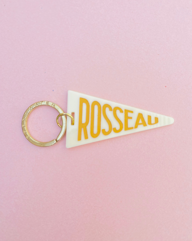 Rosseau Pennant Key Chain