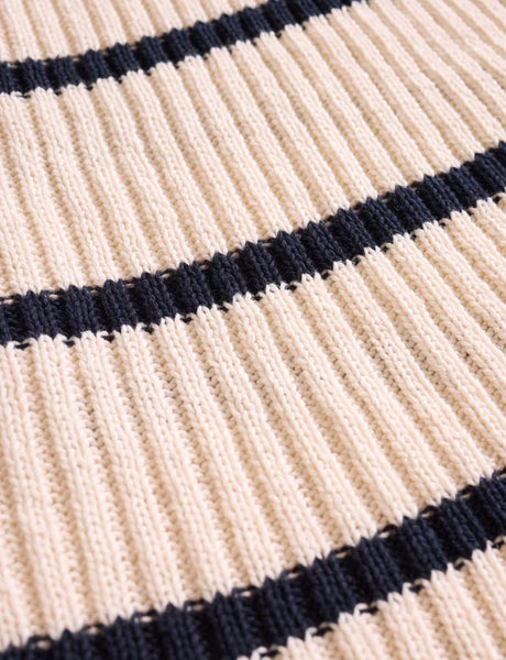 Sycamore Stipe Sweater Vest- Sea Salt