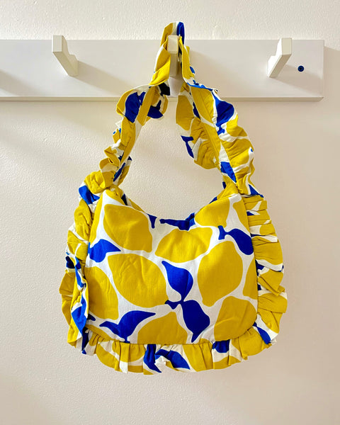 Lemon Ruffle Purse