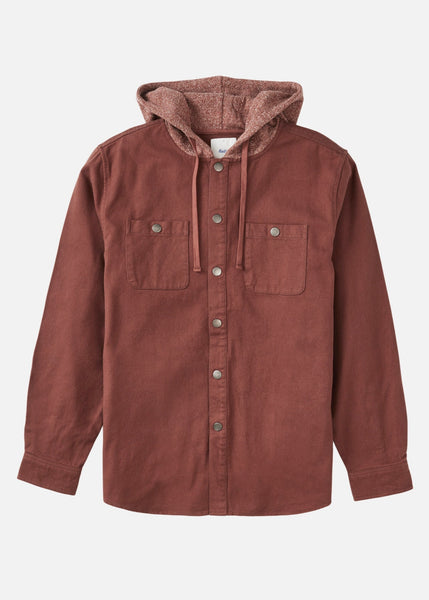 Harold Hood Flannel- Mahogany