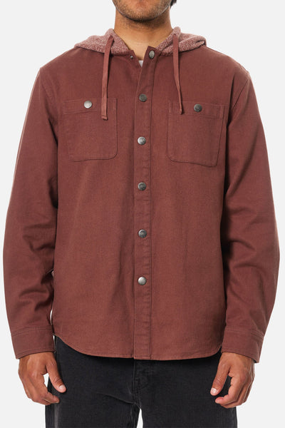 Harold Hood Flannel- Mahogany