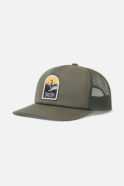 Saxon Trucker Hat- Olive