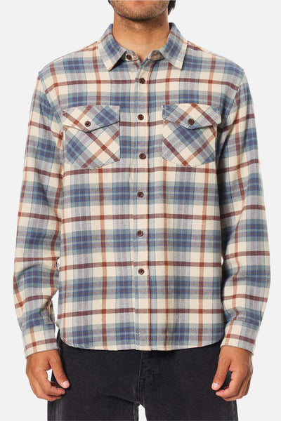 Sierra Flannel- Dusty Blue
