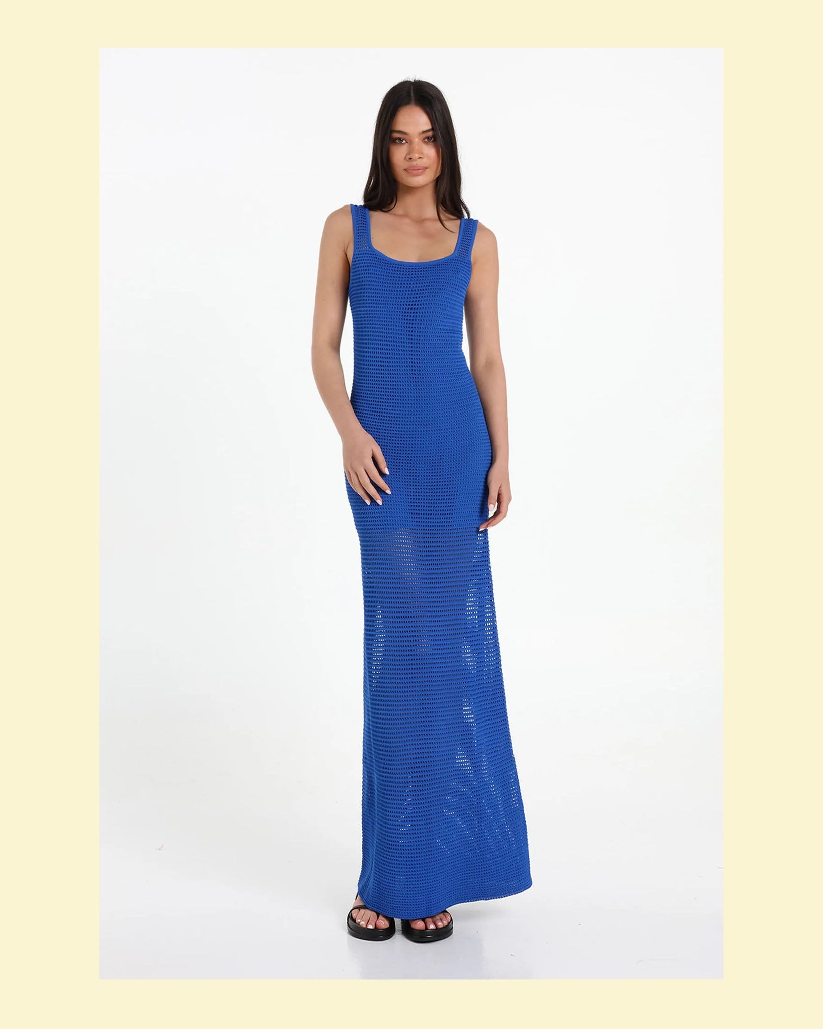 Natanya Knit Dress- Cobalt