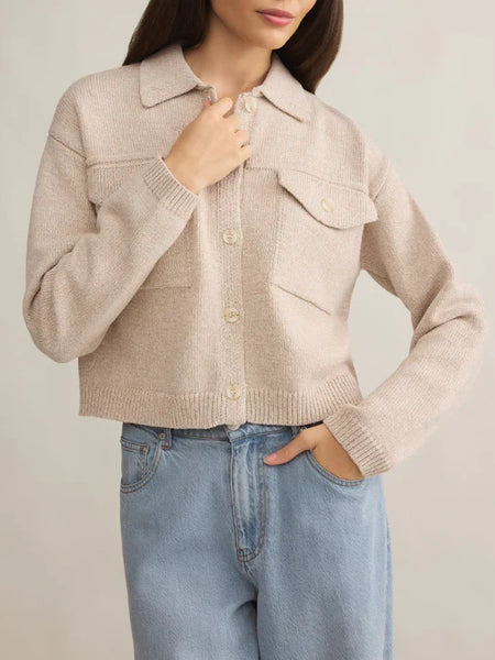 Cielo Knit Jacket- Parchment