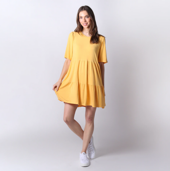 Sneaker Sundress- Sunflower Yellow