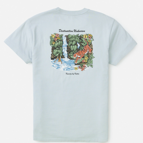 Lagoon Tee- Light Blue