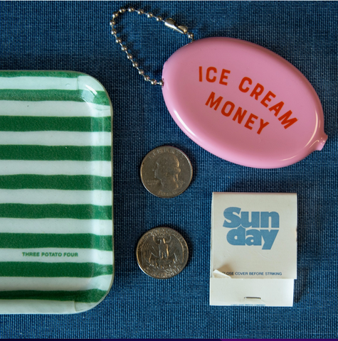 Coin Pouch- Ice Cream Money