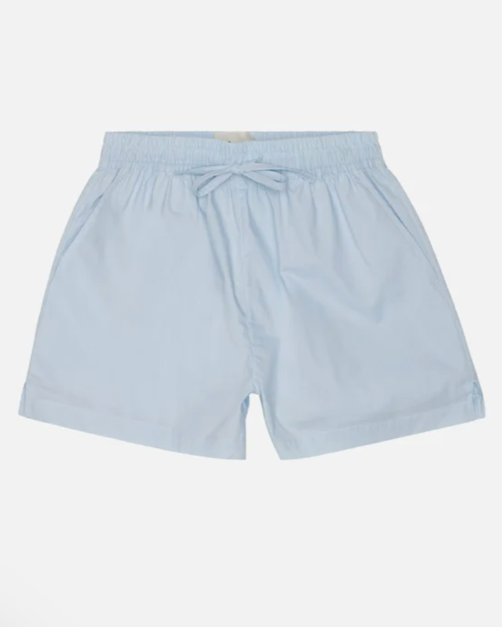 Poplin Short- Light Blue