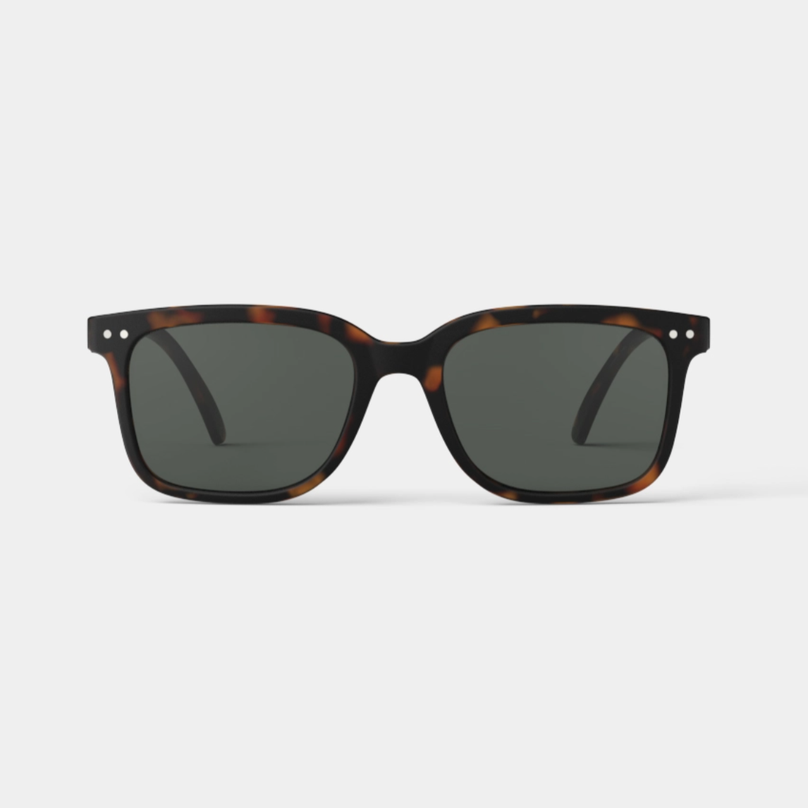 Sunnies- Izipizi # L, Tortoise with green lenses